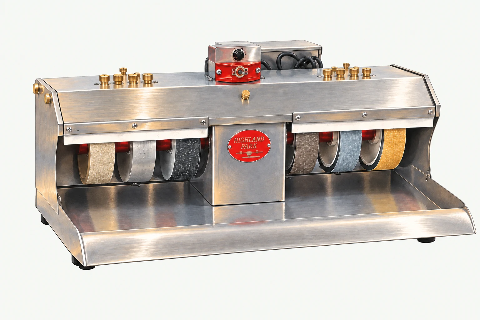 Illustration of the Highland Park CB6V six-inch machine